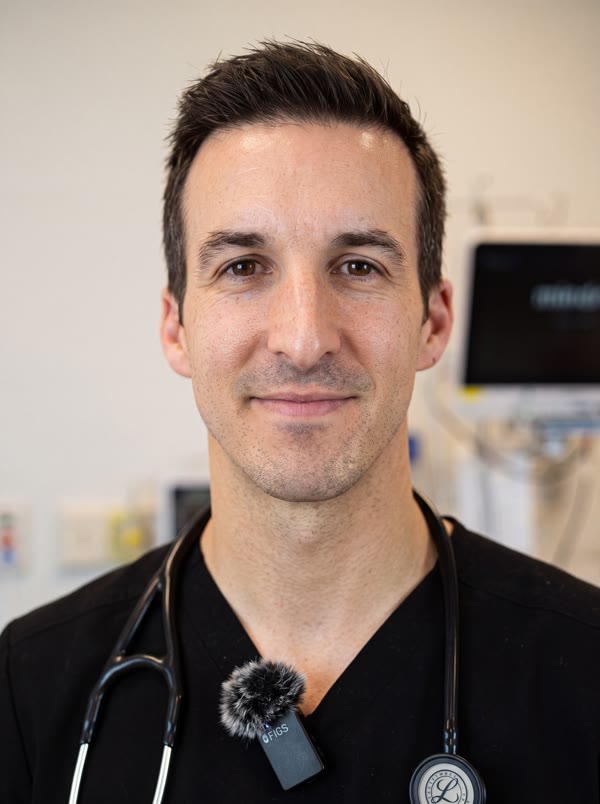 The founder, a practicing physician