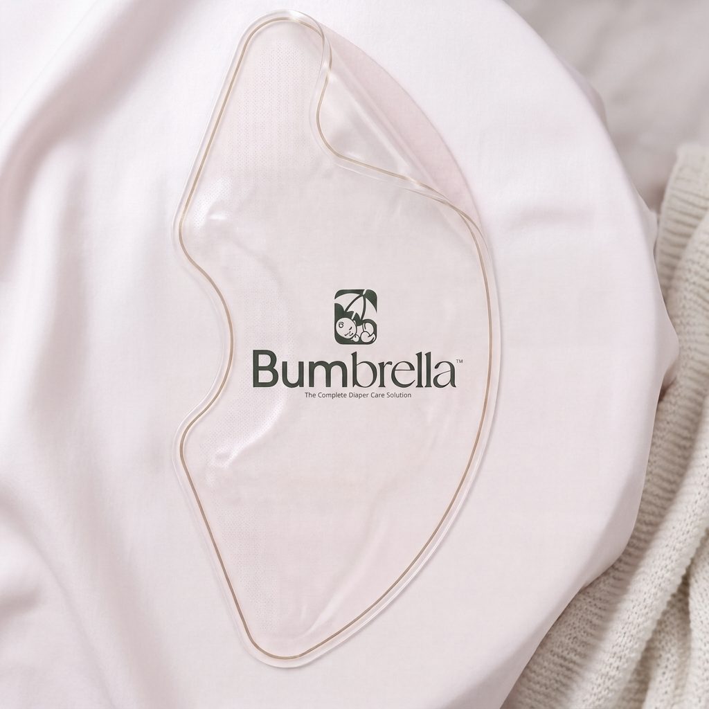 The Bumbrella hydrocolloid patch on soft fabric